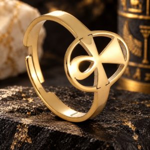 Bague Ankh Femme Raffinée