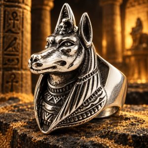Bague Homme Egypte - Dieu Anubis