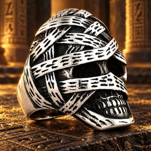 Bague Tête de Momie 3D