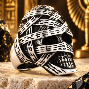 Bague Tête de Momie 3D