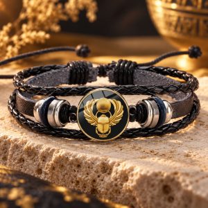 Bracelet Scarabée Egyptien