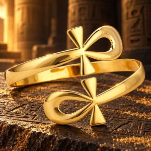 Bracelet Style Egyptien - Croix Ansée