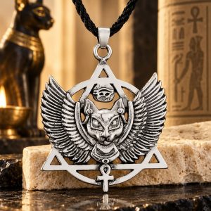 Collier Chat Egyptien Esotérique