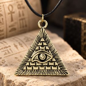Collier Egyptien Œil & Pyramide