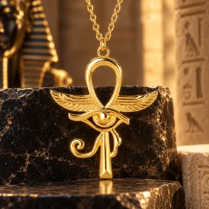 Collier Femme – Ankh & Horus