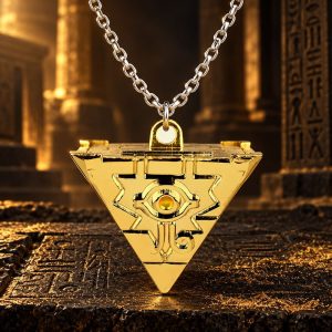 Collier Pyramide Dorée & Horus