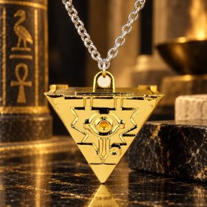 Collier Pyramide Dorée & Horus