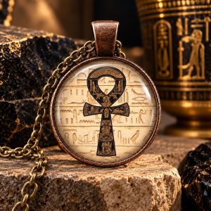 Collier Rond Egyptien Homme - Clé de Vie