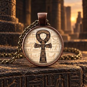 Collier Rond Egyptien Homme - Clé de Vie