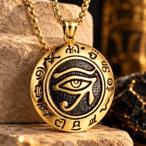 Pendentif Horus & Lettres d'Egypte Antique