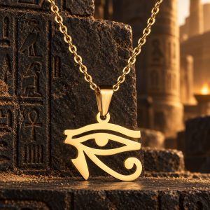 Pendentif Œil d'Horus Doré Chic
