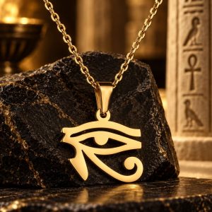 Pendentif Œil d’Horus Doré Chic