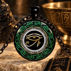 Pendentif Rond Egypte Antique - Horus