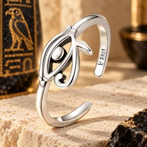 Anneau Œil Horus Femme Argent