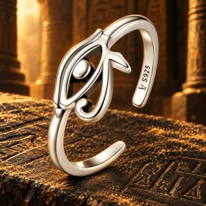 Anneau Œil Horus Femme Argent