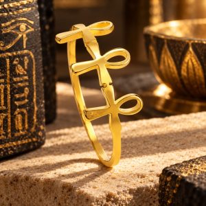 Anneau Triple Croix de Ankh